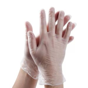 Guantes de vinilo de color blanco diferentes marcas 100 a 2000 unidades